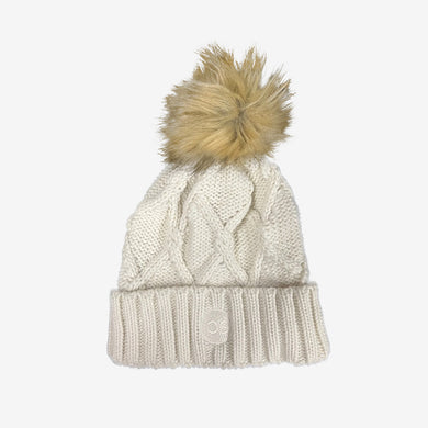 NEW ERA FAUX FUR POM BEANIE