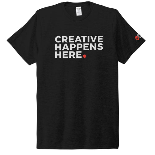 CREATIVE HAPPENS HERE T-SHIRT