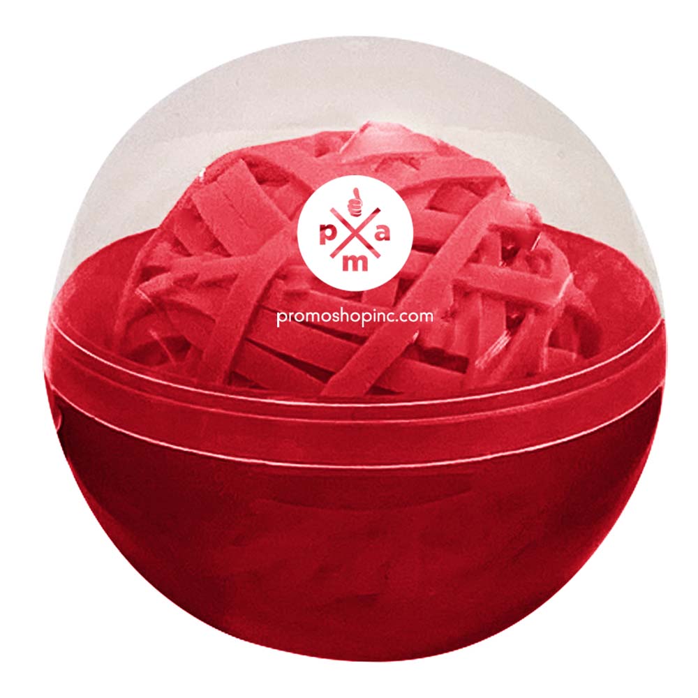 RED RUBBER BAND BALL CASE